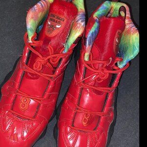 Size 12 Mens , Kobe Bryant Adidas Crazy 8 Chicago Bulls 72-10 Red